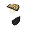 Gold Studded Shoulder Epaulet with Dangling Chains for Metal Head Designs